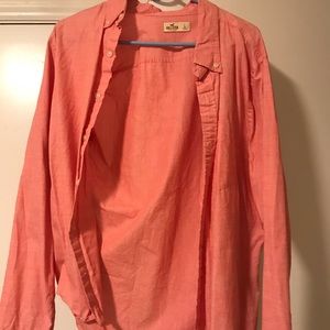 Hollister linen button down